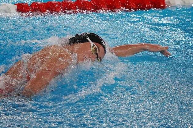 Alessandra Mao from Italy 4x100 at the Swimming European Aquatics Championships Paris 2026, Paris, August 12, 2026 .  Copyright: xGianxMattiaxD Alberto LaPressex