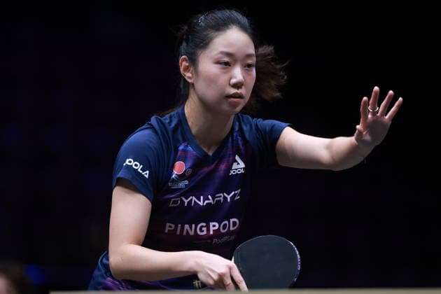 2026 WTT Europe Smash - Sweden - Main Draw - 12 August 2026 - Day 3 Lily Zhang of the United States competes against Manika Batra of India during the Women s Singles Round of 64 at the 2026 Europe Smash at the Malmo Arena in Malmo, Sweden, on August 11, 2026. Malmo Sweden  Copyright: xRemyxGrosx originalFilename:gros-europesm260812_npODF.jpg