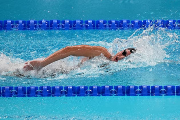 Mascolo Anna Chiara from Italy at the Swimming European Aquatics Championships Paris 2026, Paris, August 12, 2026 .  Copyright: xGianxMattiaxD Alberto LaPressex