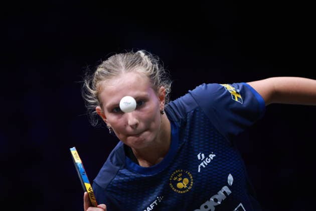 2026 WTT Europe Smash - Sweden - Main Draw - 12 August 2026 - Day 3 Siri Benjegard of Sweden competes against Wang Yidi of China during the Women s Singles - Round of 64 at the 2026 Europe Smash at the Malmo Arena in Malmo, Sweden, on August 11, 2026. Malmo Sweden  Copyright: xRemyxGrosx originalFilename:gros-europesm260812_np3qR.jpg