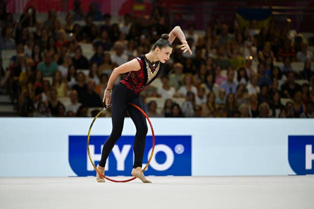 Lada Pusch (Deutschland) Weltmeisterschaften Rhythmische Sportgymnastik - Qualifikation Einzel 12.08.2026 Weltmeisterschaften Rhythmische Sportgymnastik - Qualifikation Einzel 12.08.2026, 12.08.2026 Frankfurt *** Lada Pusch Germany Rhythmic Gymnastics World Championships Individual Qualification August 12, 2026 Rhythmic Gymnastics World Championships Individual Qualification August 12, 2026, August 12, 2026, Frankfurt Copyright: xEibner-Pressefoto xHoepnerx EP_PHR