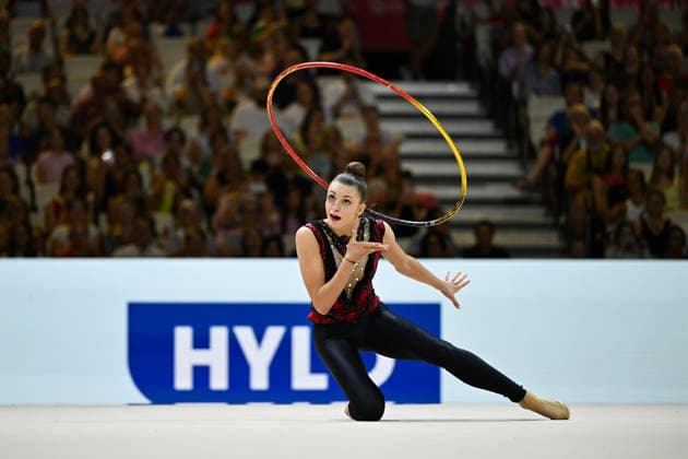Lada Pusch (Deutschland) Weltmeisterschaften Rhythmische Sportgymnastik - Qualifikation Einzel 12.08.2026 Weltmeisterschaften Rhythmische Sportgymnastik - Qualifikation Einzel 12.08.2026, 12.08.2026 Frankfurt *** Lada Pusch Germany Rhythmic Gymnastics World Championships Individual Qualification August 12, 2026 Rhythmic Gymnastics World Championships Individual Qualification August 12, 2026, August 12, 2026, Frankfurt Copyright: xEibner-Pressefoto xHoepnerx EP_PHR