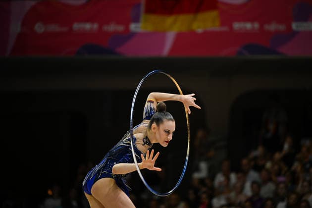 Darja Varfolomeev (Deutschland) Weltmeisterschaften Rhythmische Sportgymnastik - Qualifikation Einzel 12.08.2026 Weltmeisterschaften Rhythmische Sportgymnastik - Qualifikation Einzel 12.08.2026, 12.08.2026 Frankfurt *** Darja Varfolomeev Germany Rhythmic Gymnastics World Championships Individual Qualification August 12, 2026 Rhythmic Gymnastics World Championships Individual Qualification August 12, 2026, August 12, 2026 Frankfurt Copyright: xEibner-Pressefoto xHoepnerx EP_PHR