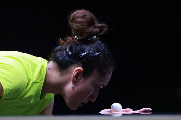 2026 WTT Europe Smash - Sweden - Main Draw - 12 August 2026 - Day 3 Manika Batra of India competes against Lily Zhang of the United States during the Women s Singles Round of 64 at the 2026 Europe Smash at the Malmo Arena in Malmo, Sweden, on August 11, 2026. Malmo Sweden  Copyright: xRemyxGrosx originalFilename:gros-europesm260812_npMoT.jpg