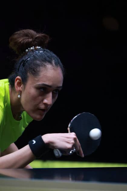 2026 WTT Europe Smash - Sweden - Main Draw - 12 August 2026 - Day 3 Manika Batra of India competes against Lily Zhang of the United States during the Women s Singles Round of 64 at the 2026 Europe Smash at the Malmo Arena in Malmo, Sweden, on August 11, 2026. Malmo Sweden  Copyright: xRemyxGrosx originalFilename:gros-europesm260812_nprvQ.jpg