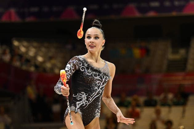 IPA87420346 - Mariia WG2 Borisova (RUS) in the cubs category at the 42nd Rhythmic gymnastics, Rhythmische Sportgymnastik, RSG World Championships, held in Frankfurt am Main, Germany, on August 12, 2026  Copyright: xFilippoxTomasi IPAxSportx xx 87420346