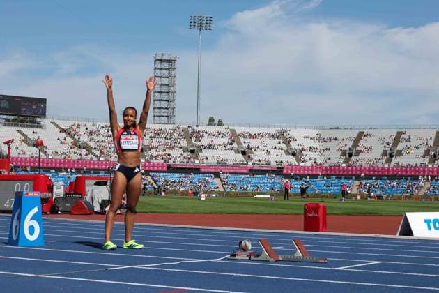 27th European Athletics Championships - Day Three in Birmingham, UK - 12 Aug 2026 Astri Ertzgaard is seen during day three of the 27th European Athletics Championships at Alexander Stadium. Birmingham United Kingdom Copyright: xBenxBoothx xSOPAxImagesx EuroAthletics_Sportpix_BB_120826_0004