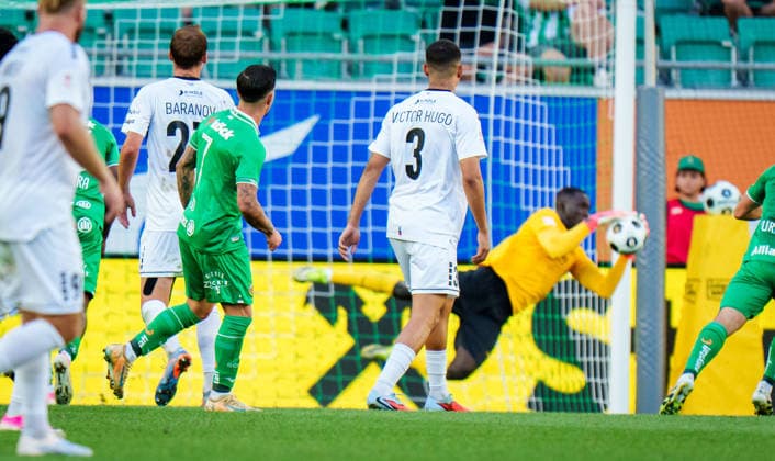 SOCCER - UEFA ECL, Rapid vs Paide VIENNA,AUSTRIA,12.AUG.26 - SOCCER - UEFA Conference League, qualification, SK Rapid Wien vs Paide Linnameeskond. Image shows Marco Tilio (Rapid).  GEPAxpictures xEdgarxEisner