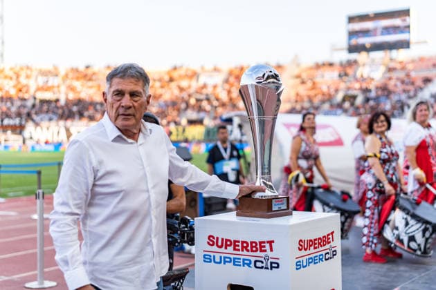 Superbet Supercup Greece, AEK Athen vs. OFI Kreta am 12.08.2026 im Pankritio Stadion in Heraklion Der griechische Supercup Pokal *** Superbet Greek Super Cup, AEK Athens vs. OFI Crete on August 12, 2026, at Pankritio Stadium in Heraklion. The Greek Super Cup Copyright: xBahhoxKarax