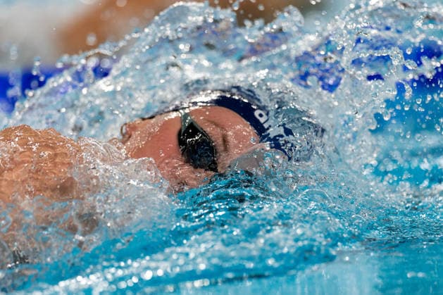 SWIMMING - EAC 2026 PARIS,FRANCE,12.AUG.26 - SWIMMING - European Aquatics Championships Paris 2026, 200m freestyle, women. Image shows Iris Julia Berger (AUT).  GEPAxpictures xPhilippxBrem