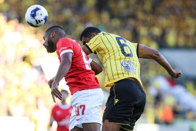 12.08.2026, Katowice Liga Konferencji UEFA sezon 2026 27 runda III kwalifikacji, GKS Katowice - Hapoel Tel Aviv - UEFA Conference League football Match season 2026 27 round III qualification GKS Katowice - Hapoel Tel Aviv Nz. Marcus Coco Lukas Klemenz Fot. Michal Chwieduk Arena Akcji NEWSPIX.PL --- newspix.pl POLAND OUT! 