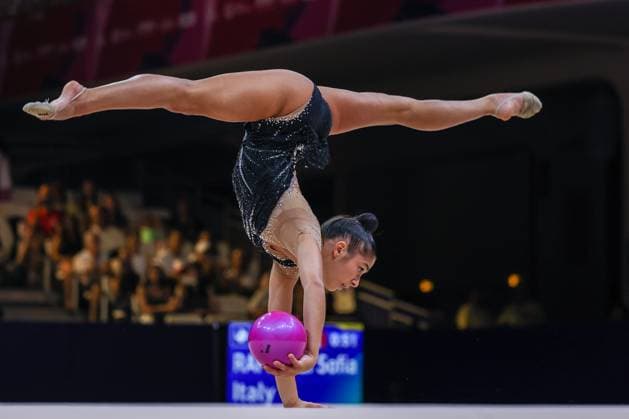 August 12, 2026, Frankfurt Am Main, Germany: Sofia Raffaeli (ITA) seen during Rhythmic gymnastics, Rhythmische Sportgymnastik, RSG FIG World Championships 2026 Frankfurt.Rhythmic Gymnastics FIG World Championships 2026 Frankfurt in Frankfurt am Main, Germany - 12 August 2026 Rhythmic Gymnastics FIG World Championships 2026 Frankfurt In Frankfurt Am Main, Germany - 12 08 2026  - ZUMAs197 20260812_aaa_s197_080 Copyright: xFabrizioxCarabellix