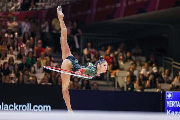 August 12, 2026, Frankfurt Am Main, Germany: Sofia Raffaeli (ITA) seen during Rhythmic gymnastics, Rhythmische Sportgymnastik, RSG FIG World Championships 2026 Frankfurt.Rhythmic Gymnastics FIG World Championships 2026 Frankfurt in Frankfurt am Main, Germany - 12 August 2026 Frankfurt Am Main Germany - ZUMAs197 20260812_aaa_s197_117 Copyright: xFabrizioxCarabellix
