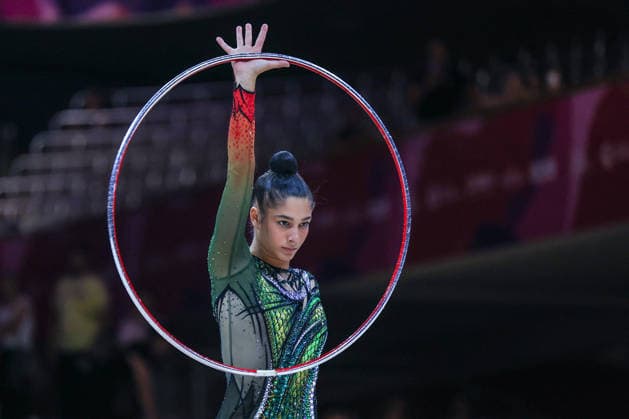 OTHER - Gymnastics - 42nd Rhythmic gymnastics, Rhythmische Sportgymnastik, RSG World Championships Photo by IPA ABACAPRESS.COM87421096 - Sofia Raffaeli (ITA) seen during the 2026 FIG Rhythmic Gymnastics World Championships in Frankfurt Frankfurt am Main Germany  Copyright: xIPAxSport ABACAx