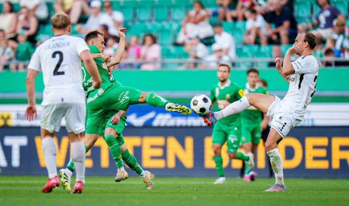 SOCCER - UEFA ECL, Rapid vs Paide VIENNA,AUSTRIA,12.AUG.26 - SOCCER - UEFA Conference League, qualification, SK Rapid Wien vs Paide Linnameeskond. Image shows Nikolaus Wurmbrand (Rapid).  GEPAxpictures xEdgarxEisner