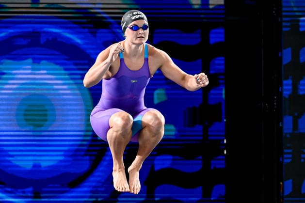 2026 European Aquatics Championships, Centre Aquatique Olympique, Paris 12 8 2026 Women™s 100m Breaststroke Final Ireland™s Mona McSharry Mona McSharry 12 8 2026  Copyright: xx 20260812_AMas_MA79131