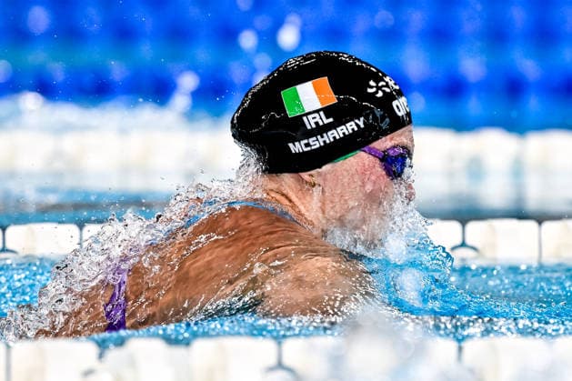 2026 European Aquatics Championships, Centre Aquatique Olympique, Paris 12 8 2026 Women™s 100m Breaststroke Final Ireland™s Mona McSharry Mona McSharry 12 8 2026  Copyright: xx 20260812_AMas_MA79254