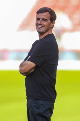 Nottingham Forest v Bayer Leverkusen, Pre-Season Friendly Carles Martinez Manager Of Bayer Leverkusen during the Nottingham Forest v Bayer Leverkusen Pre-Season Friendly match at the City Ground, West Bridgford, England on 12 August 2026 Credit: Lee Keuneke Every Second Media Editorial use only. All images are copyright Every Second Media Limited. No images may be reproduced without prior permission. Copyright: xIMAGO EveryxSecondxMediax ESM-2087-0007 LeexKeunekex xEveryxSecondxMediax