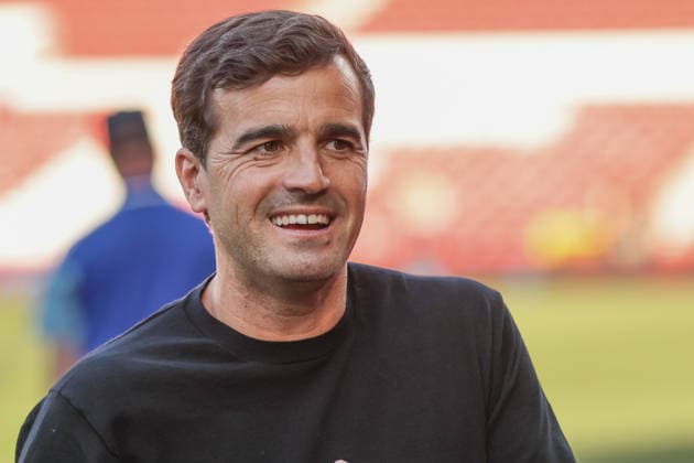 Nottingham Forest v Bayer Leverkusen, Pre-Season Friendly Carles Martinez head coach of Bayer 04 Leverkusen during the Pre-Season Friendly match between Nottingham Forest and Bayer Leverkusen at the City Ground, Nottingham, UK on 12 August 2026. Editorial use only , Copyright: xJezxTighex PSI-24662-0015
