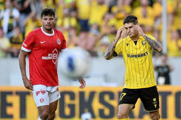 2026.08.12 Katowice Pilka nozna Liga Konferencji UEFA sezon 2026 27 Trzecia runda kwalifikacji - drugi mecz GKS Katowice - Hapoel Tel Awiw N z Chico Francisco Alves da Silva Neto Ilya Shkuryn Foto Mateusz Sobczak PressFocus 2026.08.12 Katowice Football UEFA Conference League 2026 27 season Third qualifying round 2nd leg GKS Katowice - Hapoel Tel Aviv Chico Francisco Alves da Silva Neto Ilya Shkuryn Credit: Mateusz Sobczak PressFocus NEWSPIX.PL --- newspix.pl POLAND OUT! 