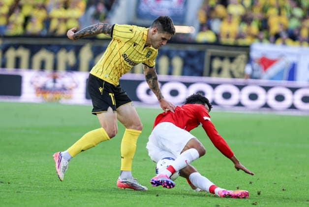12.08.2026, Katowice Liga Konferencji UEFA sezon 2026 27 runda III kwalifikacji, GKS Katowice - Hapoel Tel Aviv - UEFA Conference League football Match season 2026 27 round III qualification GKS Katowice - Hapoel Tel Aviv Nz. Ilya Shkurin Fot. Michal Chwieduk Arena Akcji NEWSPIX.PL --- newspix.pl POLAND OUT! 
