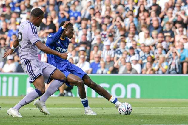 Newcastle United v Everton Pre-Season Friendly Thierno Barry of Everton scores his sides first goal of the match during the Pre-Season Friendly match at Scottish Gas Murrayfield Stadium, Edinburgh 12 08 2026 UK Newspapers OUT Copyright: xJamiexJohnstonx FIL-23757-0135