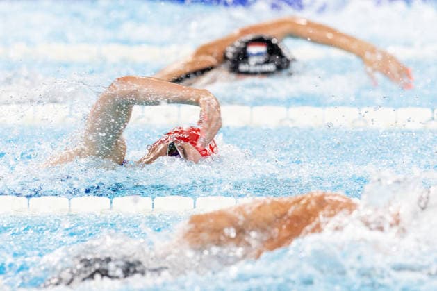 RECORD DATE NOT STATED 12th August 2026; Olympic Aquatic Centre, Paris, France; 2026 European Aquatics Championships, Day Thirteen; Leah Schlosshan (GBR) FotoxOlimpik