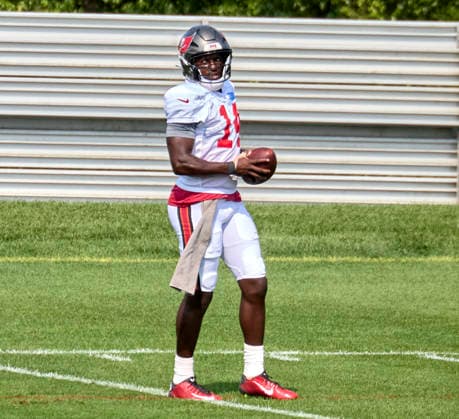 Tampa Bay Buccaneers wide receiver Chris Godwin Jr. (14) participate during a joint practice with the New York Jets during training camp at the Atlantic Health Jets Training Center, Florham Park, New Jersey. CSM Florham Park United States - ZUMAc04_ 20260812_zma_c04_012 Copyright: xDuncanxWilliamsx