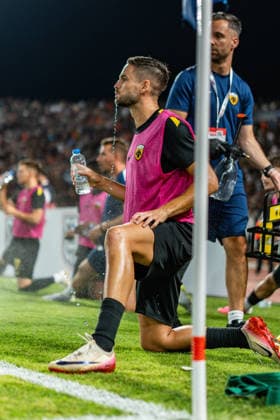 Superbet Supercup Greece, AEK Athen vs. OFI Kreta am 12.08.2026 im Pankritio Stadion in Heraklion Mijat Gacinovic *** Superbet Supercup Greece, AEK Athens vs. OFI Crete on August 12, 2026, at Pankritio Stadium in Heraklion, Mijat Gacinovic Copyright: xBahhoxKarax