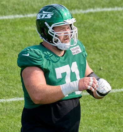 participate during a joint practice with the New York Jets during training camp at the Atlantic Health Jets Training Center, Florham Park, New Jersey. CSM Florham Park United States - ZUMAc04_ 20260812_zma_c04_032 Copyright: xDuncanxWilliamsx