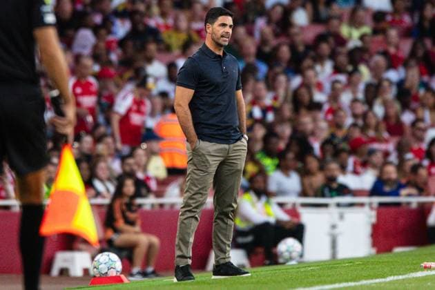 Mikel Arteta of Arsenal during the Friendly match between Arsenal and Como Arsenal v Como, Preseason Friendly, Football, Emirates Stadium, London - 12 Aug 2026London Emirates Stadium United Kingdom  Copyright: xSeanxTroup Shutterstockx 17064767u