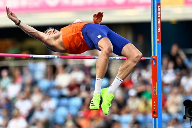 European Athletics Championships Birmingham 2026 - day 3 BIRMINGHAM, ENGLAND - AUGUST 12 : Tesselaar Jeff (NED) in action during the decathlon high jump on day 3 of the Birmingham 2026 European Athletics Championships on August 12, 2026 in Birmingham, England, 12 08 2026 Birmingham ENGLAND  Copyright: xTomasxSiskx