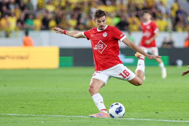 12.08.2026, Katowice Liga Konferencji UEFA sezon 2026 27 runda III kwalifikacji, GKS Katowice - Hapoel Tel Aviv - UEFA Conference League football Match season 2026 27 round III qualification GKS Katowice - Hapoel Tel Aviv Nz. Doron Leidner Fot. Michal Chwieduk Arena Akcji NEWSPIX.PL --- newspix.pl POLAND OUT! 
