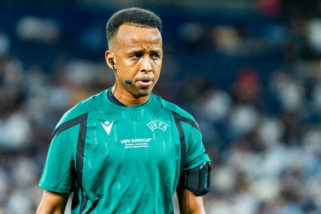 Omar Ortan seen during the UEFA Super Cup 2026 match between Paris Saint-Germain and Aston Villa (Kazimierz Koper Ball Raw Images) Salzburg Red Bull Arena Austria Copyright: xKazimierzxKoperx KAZ_PSGvAST_067