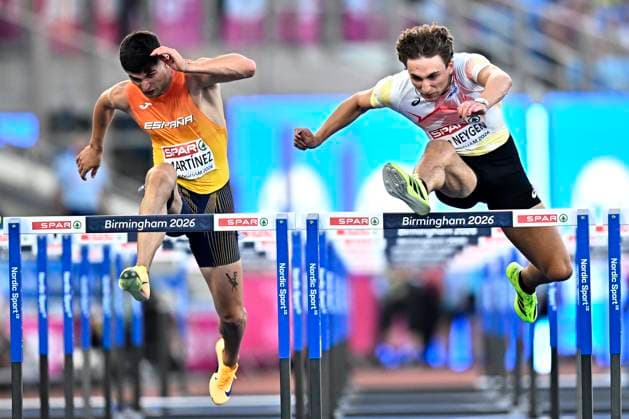 European Athletics Championships Birmingham 2026 - day 3 BIRMINGHAM, ENGLAND - AUGUST 12 : Van Neygen Zeno (BEL) in action during the 110m hurdles on day 3 of the Birmingham 2026 European Athletics Championships on August 12, 2026 in Birmingham, England, 12 08 2026 Birmingham ENGLAND  Copyright: xTomasxSiskx