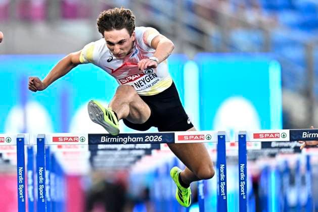 European Athletics Championships Birmingham 2026 - day 3 BIRMINGHAM, ENGLAND - AUGUST 12 : Van Neygen Zeno (BEL) in action during the 110m hurdles on day 3 of the Birmingham 2026 European Athletics Championships on August 12, 2026 in Birmingham, England, 12 08 2026 Birmingham ENGLAND  Copyright: xTomasxSiskx
