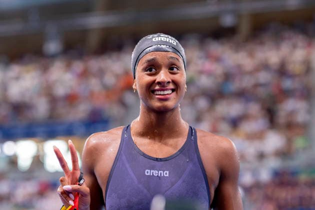France, Paris, Centre Aquatique Olympique Metropole du Grand Paris, 12.08.2026, European Aquatics Championships, Day 13 - Final Session, Sara Curtis, Italy, World Record, Photo by Eibner Pressefoto Tino Henschel European Aquatics Championships, Day 13 - Final Session Paris *** France, Paris, Centre Aquatique Olympique Metropole du Grand Paris, August 12, 2026, European Aquatics Championships, Day 13 Final Session, Sara Curtis, Italy, World Record, Photo by Eibner Pressefoto Tino Henschel European Aquatics Championships, Day 13 Final Session Paris Copyright: xEibnerxPressefotox