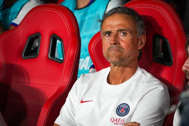 Fussball: Österreich: UEFA Super Cup 2026 - Finale, 12.08.2026 - Paris Saint-Germain (PSG - Frankreich) vs. Aston Villa FC (England) - Stadion Salzburg (Salzburg, Österreich); Luis Enrique (Trainer Paris Saint Germain) *** Soccer Austria UEFA Super Cup 2026 Final, August 12, 2026 Paris Saint-Germain (PSG) France vs. Aston Villa FC England Salzburg Stadium, Salzburg, Austria Luis Enrique, Head Coach of Paris Saint-Germain Copyright: xLukasxBierederx
