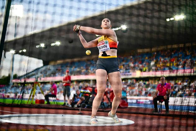 Aileen KUHN (Germany, Eintracht Frankfurt, HAMMER THROW Women) GBR, European Athletics Championships, Athletics, 12.08.2026, GBR, European Athletics Championships, Athletics, 12.08.2026, Birmingham *** Aileen KUHN Germany, Eintracht Frankfurt, Women s Hammer Throw GBR, European Athletics Championships, Track and Field, August 12, 2026, GBR, European Athletics Championships, Track and Field, August 12, 2026, Birmingham Copyright: xEibnerxPressefoto JanxPapenfussx EP_JPS