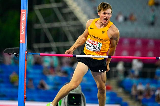 Amadeus GRAEBER (Germany, Eintracht Frankfurt, 100m DECATHLON Men) GBR, European Athletics Championships, Athletics, 12.08.2026, GBR, European Athletics Championships, Athletics, 12.08.2026, Birmingham *** Amadeus GRAEBER Germany, Eintracht Frankfurt, Men s 100m Decathlon GBR, European Athletics Championships, Track and Field, August 12, 2026, GBR, European Athletics Championships, Track and Field, August 12, 2026, Birmingham Copyright: xEibnerxPressefoto JanxPapenfussx EP_JPS