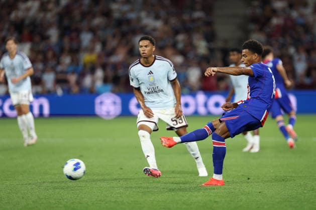 Paris Saint-Germain v Aston Villa FC - UEFA Super Cup 2026 Desire Doue of Paris Saint-Germain is seen in action during the 2026 UEFA Super Cup Final match between Paris Saint-Germain and Aston Villa FC at Stadion Salzburg on August 12, 2026 in Salzburg, Austria. Salzburg Stadion Salzburg Salzburg Austria Copyright: xYigitxOermex xPsxImagesxYigitxOermex xPsxImagesx