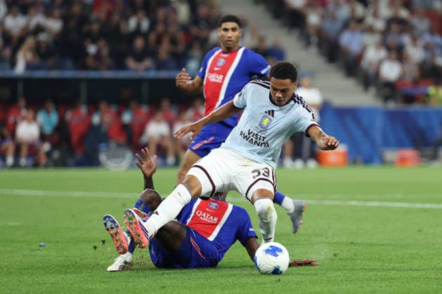 Paris Saint-Germain v Aston Villa FC - UEFA Super Cup 2026 George Hemmings of Aston Villa is seen in action during the 2026 UEFA Super Cup Final match between Paris Saint-Germain and Aston Villa FC at Stadion Salzburg on August 12, 2026 in Salzburg, Austria. Salzburg Stadion Salzburg Salzburg Austria Copyright: xYigitxOermex xPsxImagesxYigitxOermex xPsxImagesx