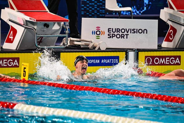 NATATION : Championnat d europe de natation 2026 - PARIS - 12 08 2026 Johannes Liebmann (GER) Saint DenisFrance  Copyright: xBaptistexAutissierx