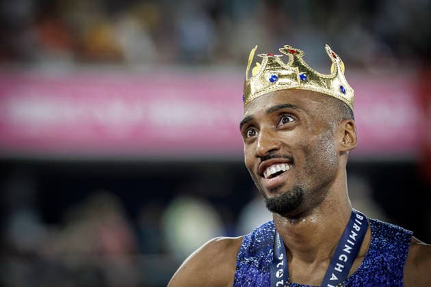BIRMINGHAM, GREAT BRITAIN - AUGUST 12, 2026: Matthew HUDSON-SMITH (GBR Great Britain) wears a crown after winning in the 400m final during the European Athletics Championships at Alexander Stadium on August 12, 2026 in Birmingham, Great Britain. Great Britain Copyright: xAxelxKohringx