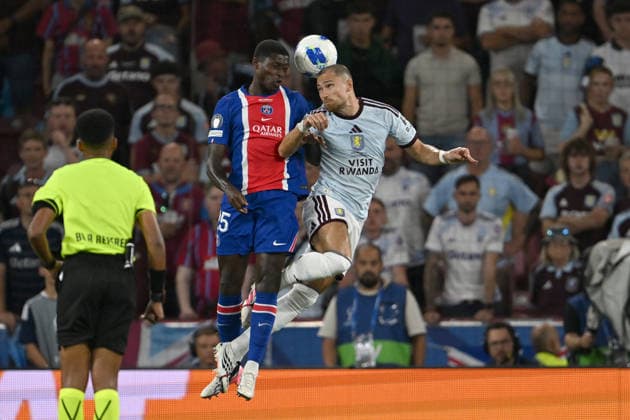 IPA87426367 - Nuno Mendes (Paris Saint-Germain F.C.) during the 2026 UEFA Super Cup match between Paris Saint-Germain F.C. and Aston Villa F.C. on August 12, 2026, at the Salzburg Stadion in Salzburg, Austria  Copyright: xVincenzoxOrlando IPAxSportx xx 87426367