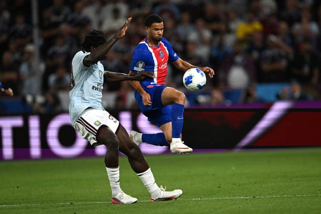IPA87426297 - Warren Zaire-Emery (Paris Saint-Germain F.C.) during the 2026 UEFA Super Cup match between Paris Saint-Germain F.C. and Aston Villa F.C. on August 12, 2026, at the Salzburg Stadion in Salzburg, Austria  Copyright: xVincenzoxOrlando IPAxSportx xx 87426297