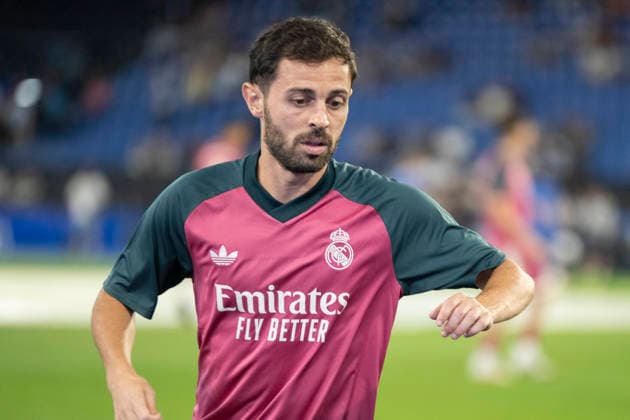 ESP: friendly match Deportivo Alaves v Real Madrid Bernardo Silva of Real Madrid during preseason friendly match between Deportivo Alaves v Real Madrid CF played at Abanca-Riazor Stadium, La Coruna on August 12, 2026 in Spain La Coruna Spain *** ESP Friendly Match: Deportivo Alavés vs. Real Madrid — Bernardo Silva of Real Madrid during a preseason friendly match between Deportivo Alavés and Real Madrid CF played at Abanca Riazor Stadium in La Coruna on August 12, 2026, in La Coruna, Spain Copyright: xAgenciaxLOFx