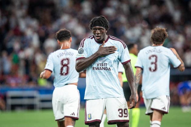 2026.08.12 Salzburg Pilka Nozna, Superpuchar UEFA 2026 PSG - Aston Villa N z gol radosc bramka goal Madjo Foto Mateusz Porzucek PressFocus 2026.08.12 Salzburg Football, UEFA Super Cup 2026 Paris Saint-Germain F.C. - Aston Villa PSG - Aston Villa gol radosc bramka goal Madjo Credit: Mateusz Porzucek PressFocus NEWSPIX.PL --- newspix.pl POLAND OUT! 