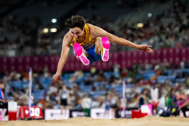 260812 Gabriel Wallmark of Sweden competes in the qualifiers for men™s triple jump during day 3 of the 2026 European Athletics Championships on August 12, 2026 in Birmingham. Photo: Mathias Bergeld BILDBYRAN kod MB MT1066 friidrott athletics friidrett friidrotts-em em friidretts-em 2026 european athletics championships 3 bbeng *** August 12, 2026: Gabriel Wallmark of Sweden competes in the men’s triple jump qualifiers during Day 3 of the 2026 European Athletics Championships on August 12, 2026 in Birmingham. Photo by Mathias Bergeld, BILDBYRAN, code MB MT1066. track and field, athletics, friidrett, friidrotts EM, 2026 European Athletics Championships, 3 bbeng  Copyright: MATHIASxBERGELD BB260812MB131