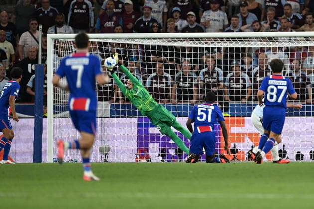 IPA87426847 - Matvej Safonov (Paris Saint-Germain F.C.) during the 2026 UEFA Super Cup match between Paris Saint-Germain F.C. and Aston Villa F.C. on August 12, 2026, at the Salzburg Stadion in Salzburg, Austria  Copyright: xVincenzoxOrlando IPAxSportx xx 87426847
